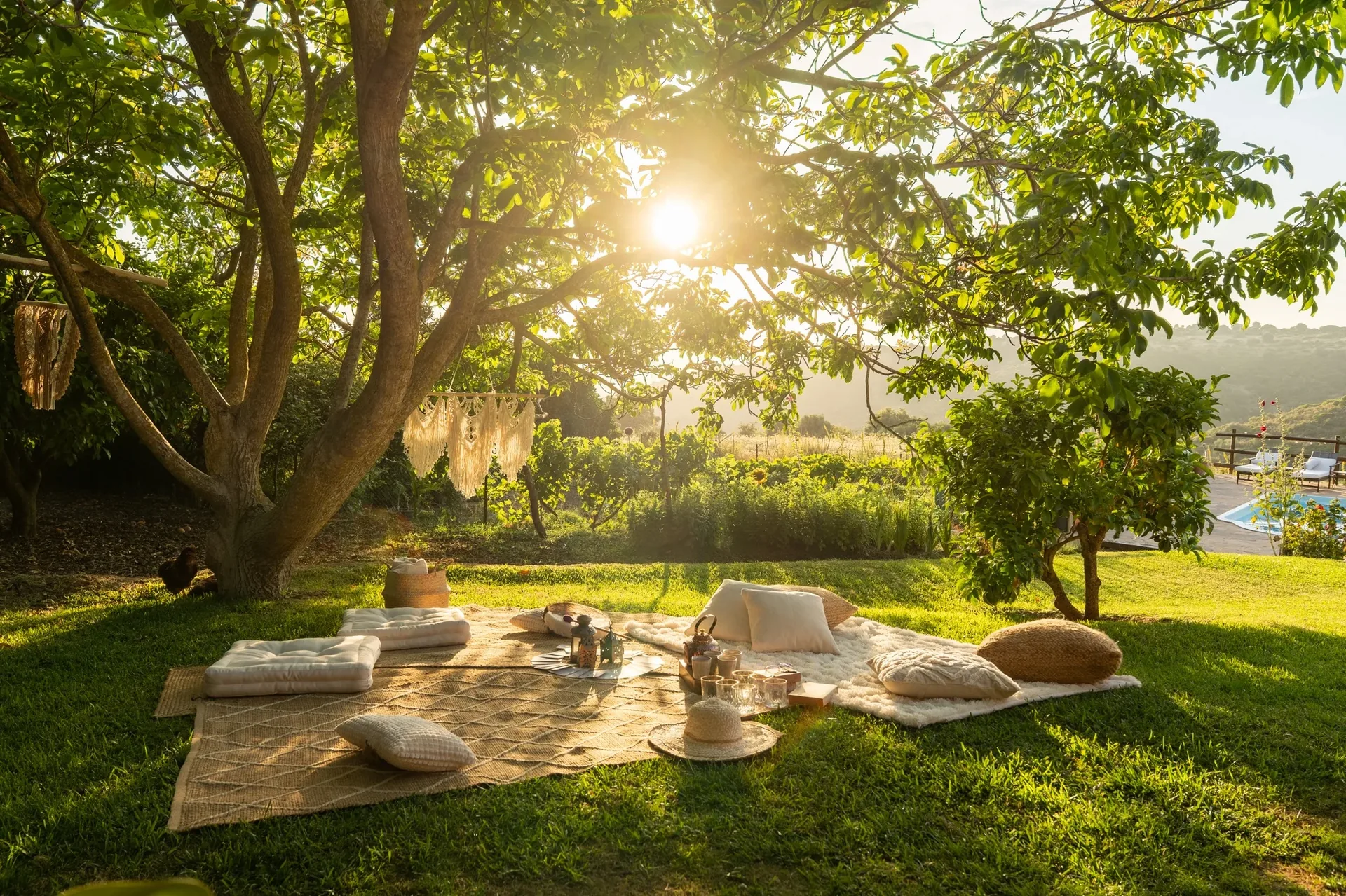Chill zone at the Villa, La Fuente de Casares