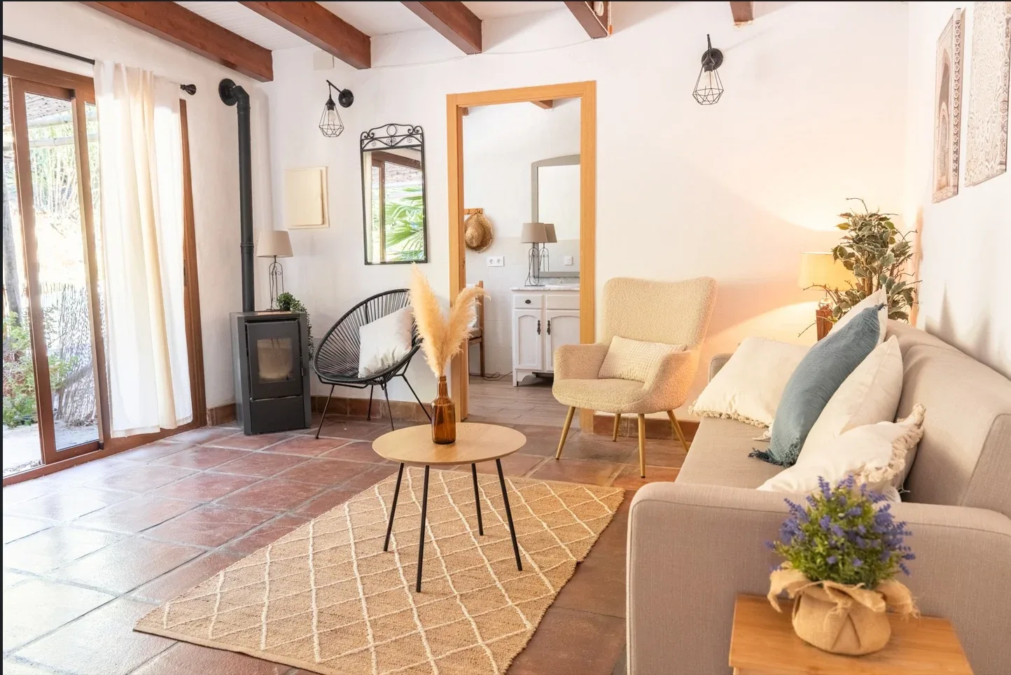 Citrus lounge at the Villa, La Fuente de Casares