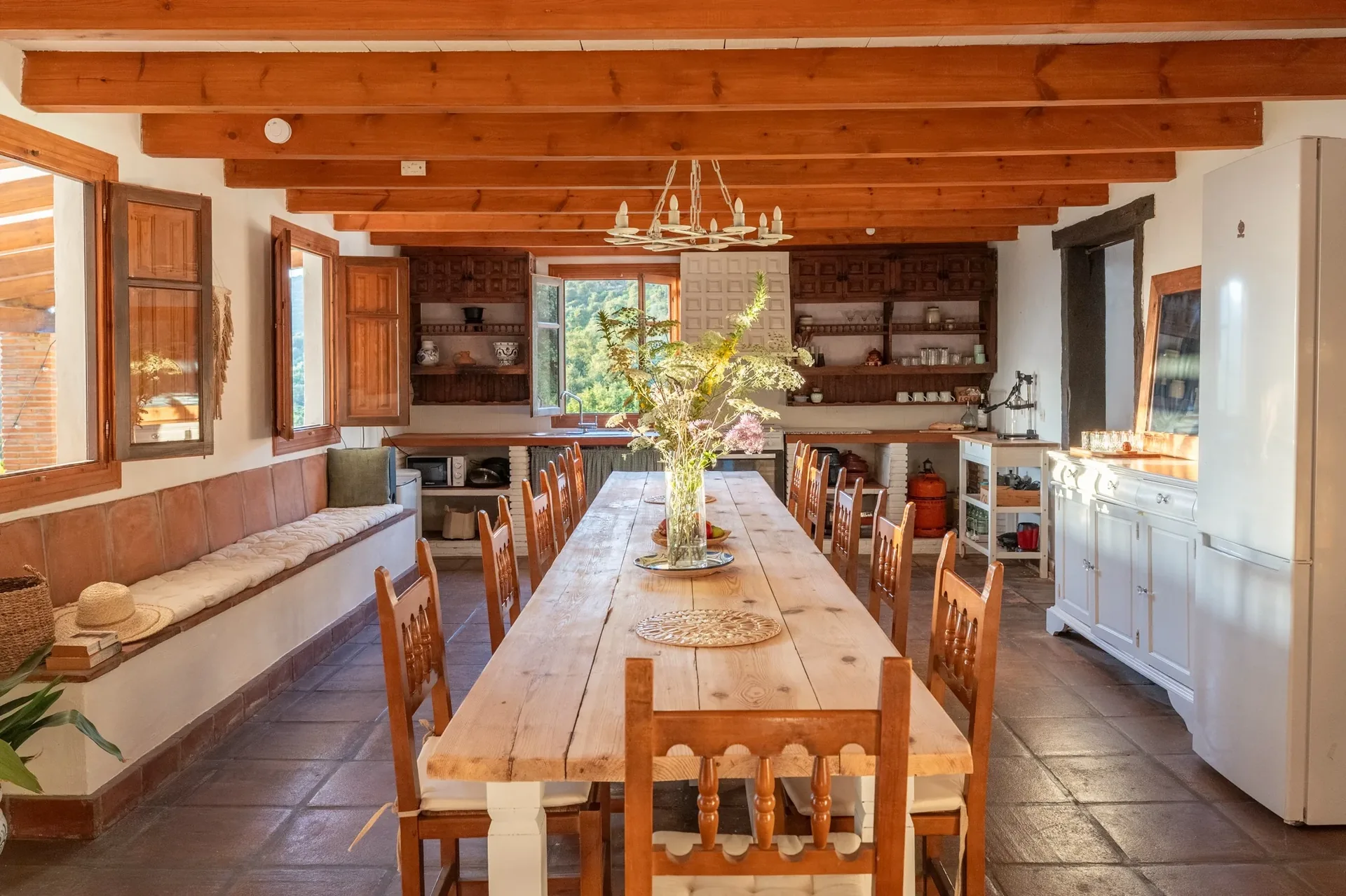 The kitchen at the Villa, La Fuente de Casares